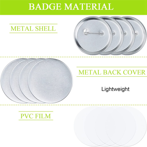 Blank Making Supplies 58mm Metal Button Badge Making Kits 2