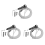 Maniglia per bulino per macchina per incisione pneumatica 1 set 1