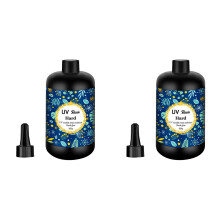 Resina UV 500G trasparente, indurente ai raggi ultravioletti, tipo resina dura