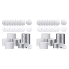 Set di adesivi in alluminio vuoti per sublimazione, dischi vuoti (50 pezzi)