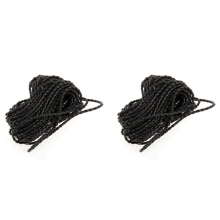 9m Black Braided Leather Necklace Cord String DIY 3mm HOT