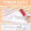 Acrylic Name Plate Holder Premium, 2X8 Inch 4