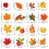 Thanksgiving Fall Leaves Window Clings Window Decals 4
