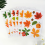 Thanksgiving Fall Leaves Window Clings Window Decals 3