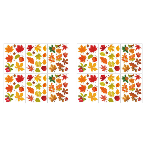 Thanksgiving Fall Leaves Window Clings Window Decals