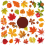 Thanksgiving Fall Leaves Window Clings Window Decals 2
