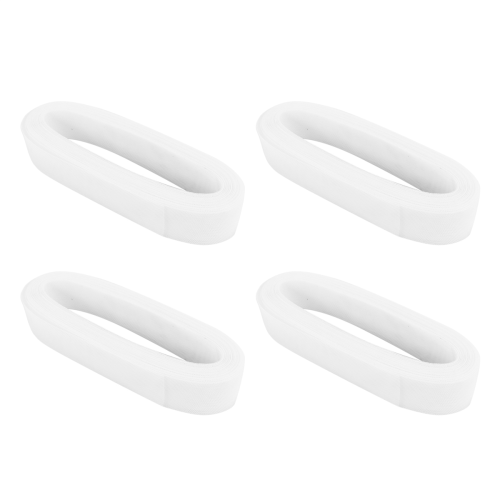 50mm 50Yards Flat Stiff Plain Mesh Braid For Sewing Accessories-White