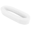 50mm 50Yards Flat Stiff Plain Mesh Braid For Sewing Accessories-White 2
