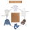 4Pcs/Set 4 Sizes PTFE Heat Mat for Digital Transfer 2