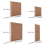 4Pcs/Set 4 Sizes PTFE Heat Mat for Digital Transfer 4