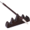 Calligraphy Brush Holder Wood Five-Finger Mountain Shape for Practice 2