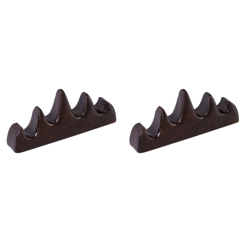 Calligraphy Brush Holder Wood Five-Finger Mountain Shape for Practice