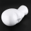 Foam Mannequin Wig Head Display White Foam Head 5
