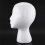 Foam Mannequin Wig Head Display White Foam Head 4