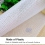 Canvas Pads 8 Pcs White Rectangle for DIY Crafts Embroidery 5