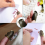 6 Pieces Sewing Thimble Finger Protector,Adjustable Metal Finger 4