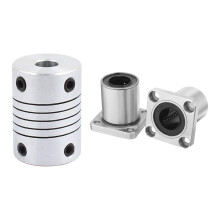Flansch-Linearbewegungsbuchsen-Kugellager 16 mm x 28 mm x 37 mm (2 Stück)
