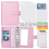 A6 Budget Binder with Zipper Envelopes, Budget Planner Book Pink 2