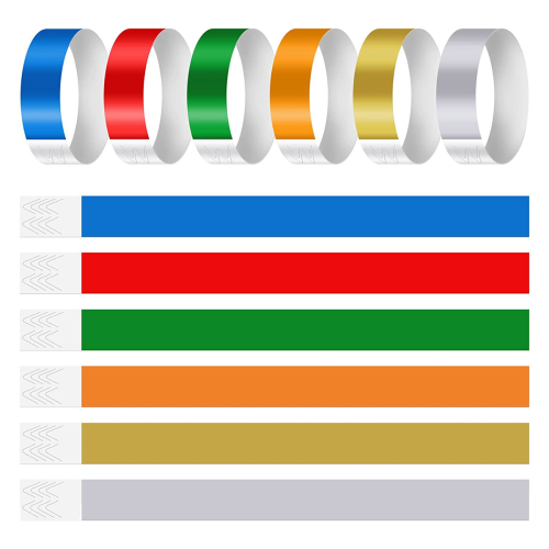 600 PCS Neon Colored Wristbands for Events 1