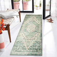(80 x 150 CM- Large Runner Rug Hallway Bedroom Living Room, Cashmere Ember Traditional Rug) Printed Traditional Runner Rugs Shaggy Fluffy Rug