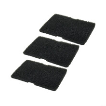 VerdampferFilterschwamm (evaporator filter sponge), fr (for) GRUNDIG GTN38250HGCW GTN38250MGCB Modelle (models), Schwarz (black), 3 Stck (pieces)