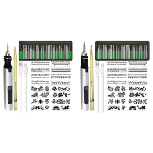 Kit di strumenti per incisione fai da te con penna mini incisore ricaricabile senza fili B