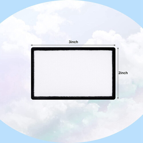 56 Pcs Sublimation Patches Blank Fabric Ironing Blank Patches 1
