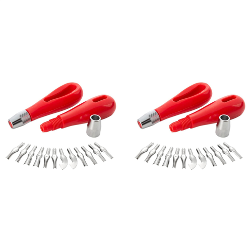 Linoleum Cutter Set, 2 Sets for Cutting and Crafting, DIY Craft 1