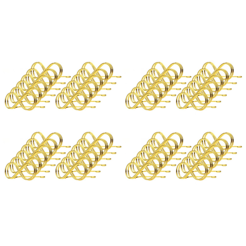Table Number Holder Stands 12 Pack - Cards Display Stand Gold