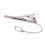 Fermacravatta standard da uomo in acciaio inossidabile da 6 cm 2