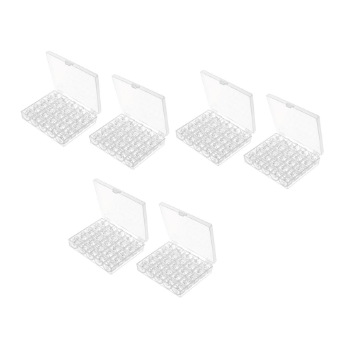 50 Pcs Sewing Machine Bobbins with Case for Singer