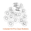 50 Pcs Sewing Machine Bobbins with Case for Singer 4
