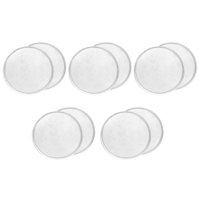 Pizzapfanne für den Ofen, 12 Zoll Pizzablech aus Aluminium mit nahtlosem Rand (2 Stück)