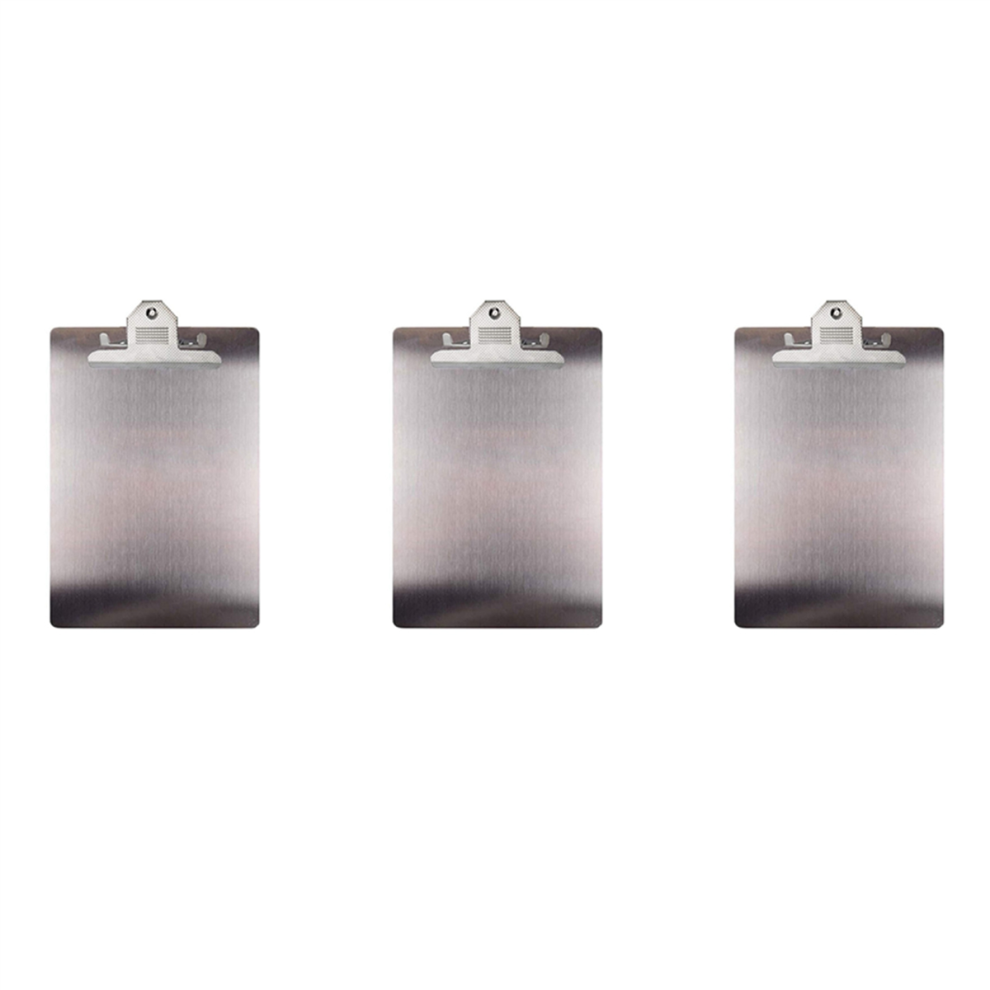 Cartella Portadocumenti In Metallo A4, Portadocumenti In Acciaio Inossidabile Per Ufficio-image