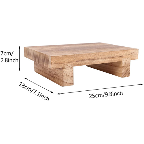 Wooden Step Stool for Adults, Bed Stool for High Beds, Kitchen 1