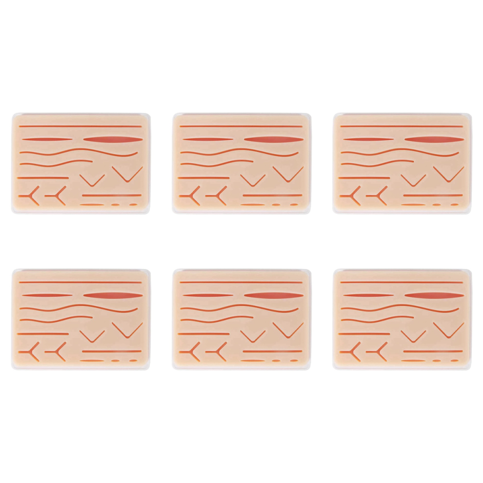 Opgraderet Stor 3-Lags Suturpude Med SåR Til øVelse I Suturering-image