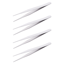 Pincette medecin Pince Pinzette Antistatique Metal Courbe Rond Droit
