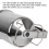 Handheld Stainless Steel Batter Dispenser Cupcake Dough Kitchen Tool 6