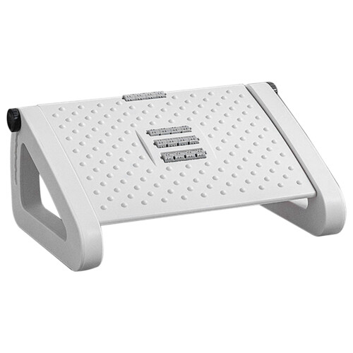 Office Foot Rest, Foot Stool Removable Massage Roller Portable White 1