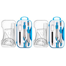 Geometry Set 20 Pcs Math Supplies Kit,Including Compass,Protractor,