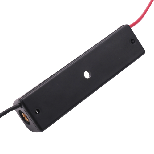 6Pcs Wired Connector 1.5V AAA Battery Holder Plastic Case black 2