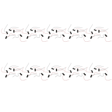 5Pcs 23A/A23 Battery (12V) Clip Holder Box Case Black