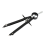 Geometry Set with Lock, Math and Precision Compass, Metal(black) 3