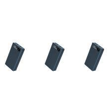 6X18650 Akku-Ladegerät-Box Power Bank Case, Standardladung Schwarz