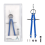 Geometry Set with Lock, Math and Precision Compass, Metal(blue) 3