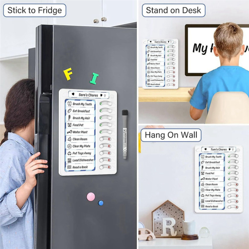 Chore Chart for Kids for Kids to Do List Routine Task Planning Board 1