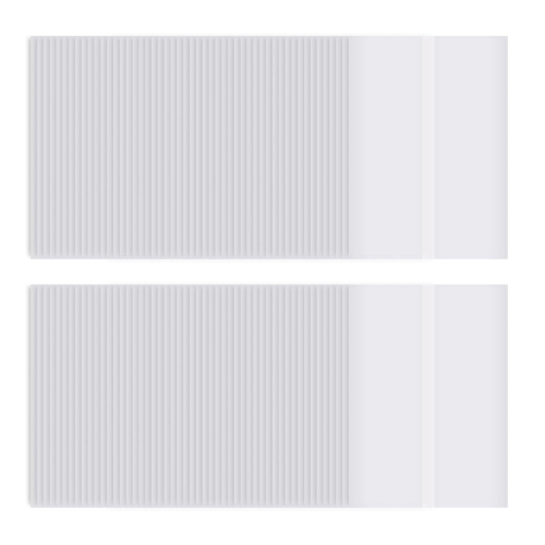 50 Sheets Pre-Folded Vellum Jackets for 5X7 Invitations