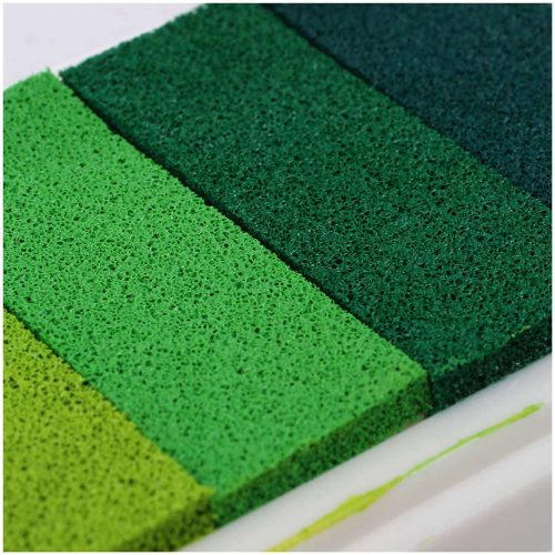 Inkpad Craft Multi Gradient Green 4 x Colors Ink Stamp Pad Oil Based 2