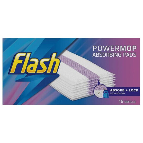 Flash Flash Powermop Absorbing Multi-Surface Pads Refills