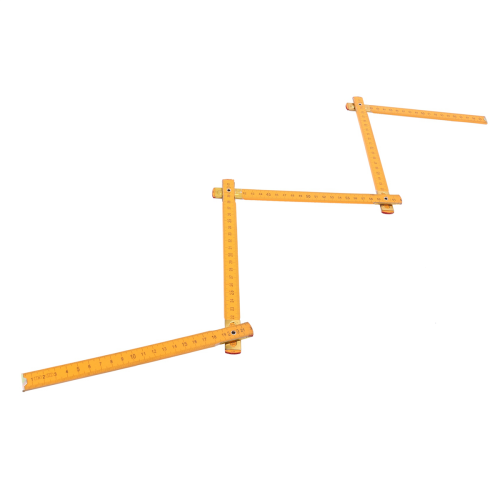 Portable Carpenter Wooden Folding Ruler 100cm/39inch 2
